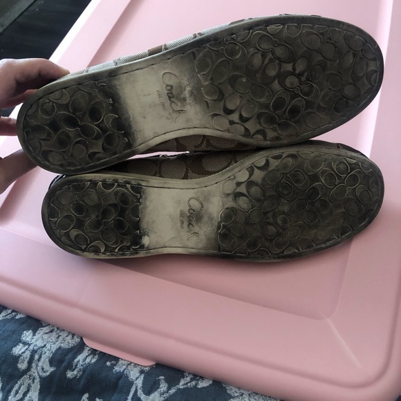 Coach Women Carisa Logo Slip On Jacquard Flats 9.5 - Picture 5 of 10